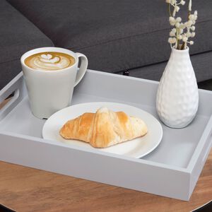 Rectangle Wooden Serving Tray Grey