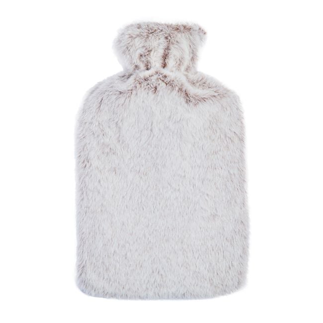 Brown Faux Fur Hot Water Bottle