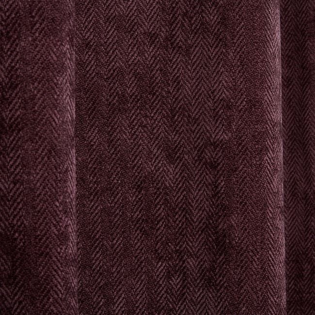 BLACKOUT & THERMAL HERRINGBONE MAUVE 132x90 Cur