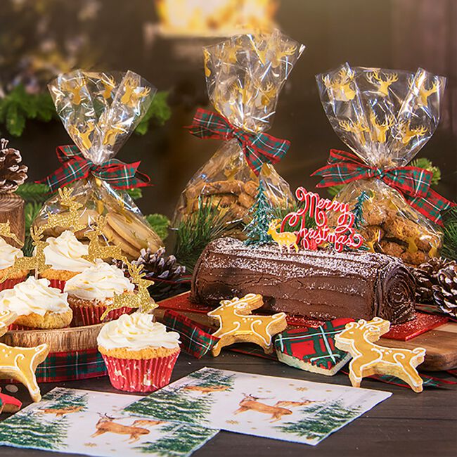 Nostalgic Merry Christmas Cake Topper