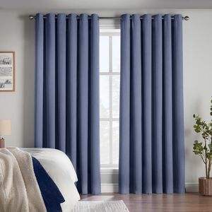 DIM OUT CORDED  CORNFLOWER BLUE 66x90 Curtain