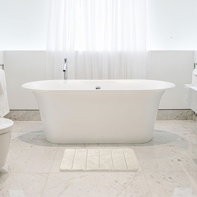 MEMORY FOAM CREAM 40x60 Bath Mat