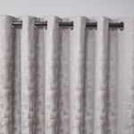 BLACKOUT & THERMAL GRAPHIC GEO GREY  66x54 Curtain
