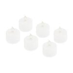 LED Battery Tea Light Candles - 6 Pack