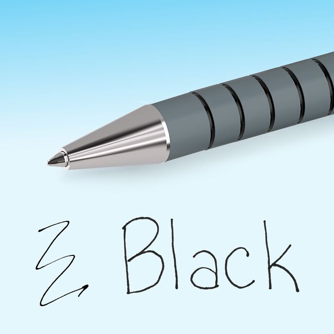 Paper Mate Black Flexigrip Pen - 5 Pack