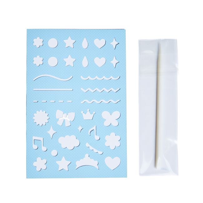 Scratch Magic & Stencil Set