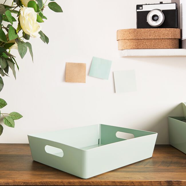 Studio 4.01 Basket Rectangular Silver Sage
