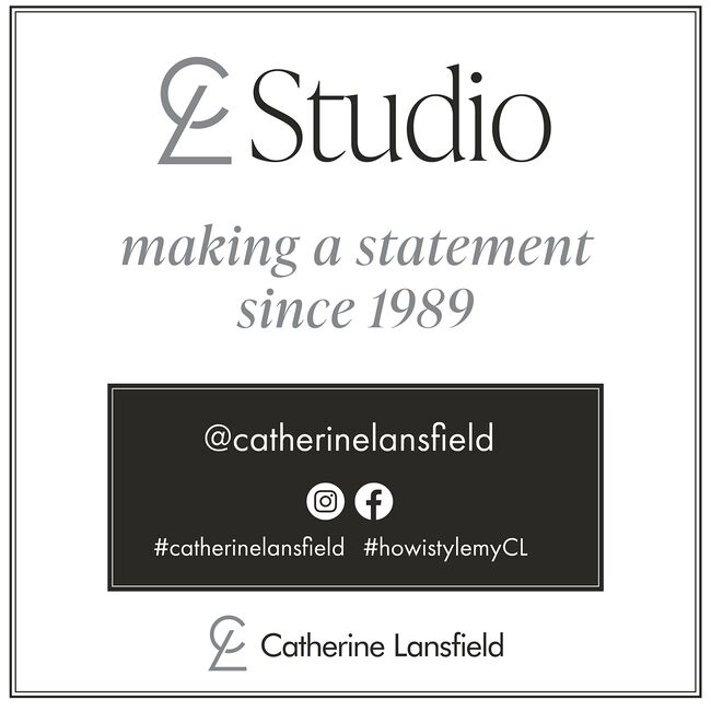 CATHERINE LANSFIELD STAB STITCH NATURAL 66X54 Curtain