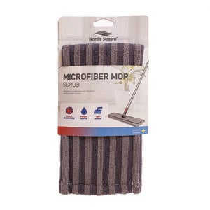 Nordic Stream Flat Microfibre Scrub Mop Head