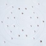 FLORAL SHAPED WHITE 70x40cm Bath Mat