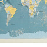 World Map Canvas - 54cm x 74cm
