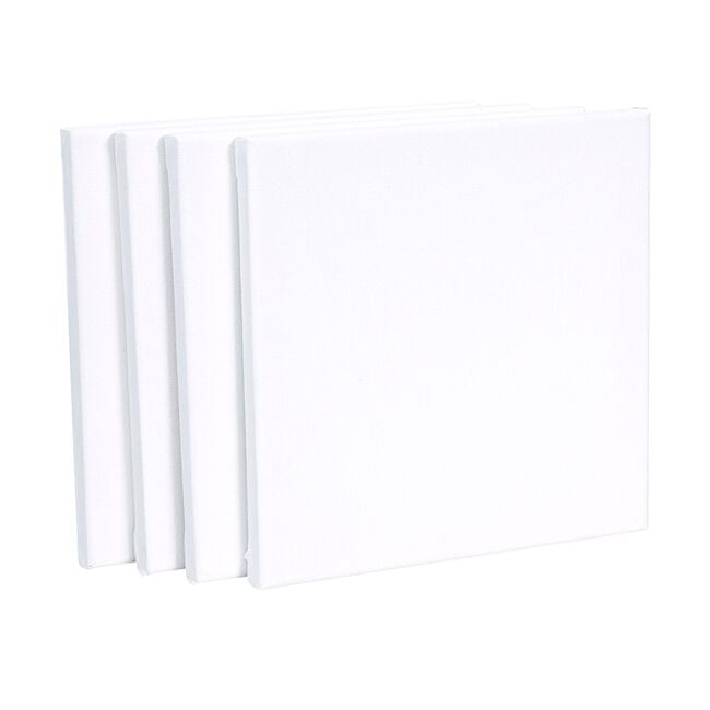 4 Pack Art Canvas 20cm x 20cm