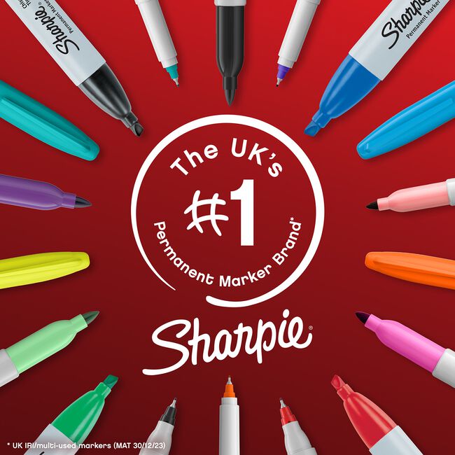 Sharpie Permanent Marker Assorted 4 PC