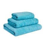  TURKISH COTTON SUPERSOFT 550GSM AQUA Hand Towel