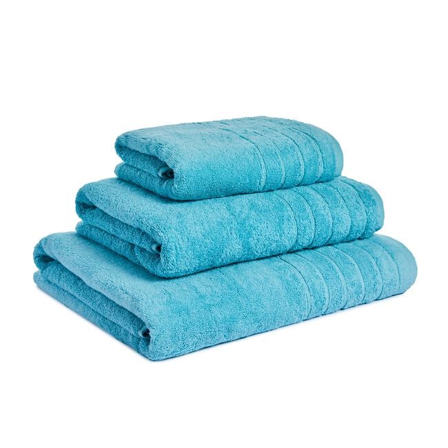  TURKISH COTTON SUPERSOFT 550GSM AQUA Hand Towel