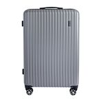 Large Lightweight Hardshell Luggage - Silver Grey