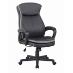 Theo Swivel Office Chair - Black