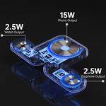 Budi Black 3 in 1 Foldable Wireless Charger 20W