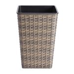 Rattan Square Plant Pot Natural