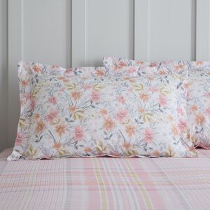 Casey Oxford Pillowcase Pair - Pink