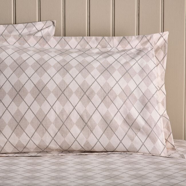 Argyle Oxford Pillowcase Pair