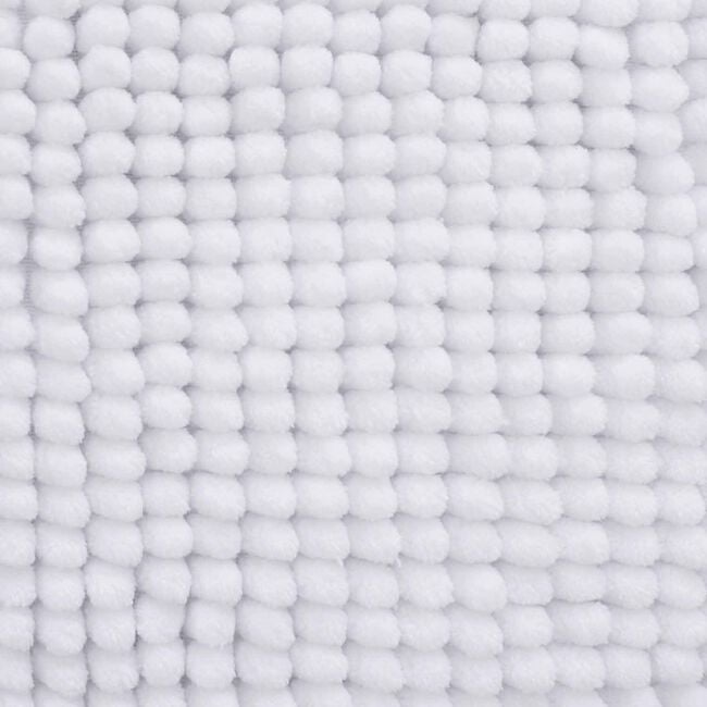 CATHERINE LANSFIELD WHITE BOBBLE 50x80cm Bath Mat