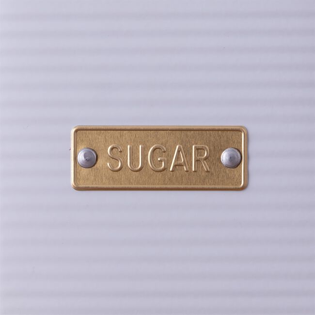 Typhoon Otto Square White Sugar Canister 