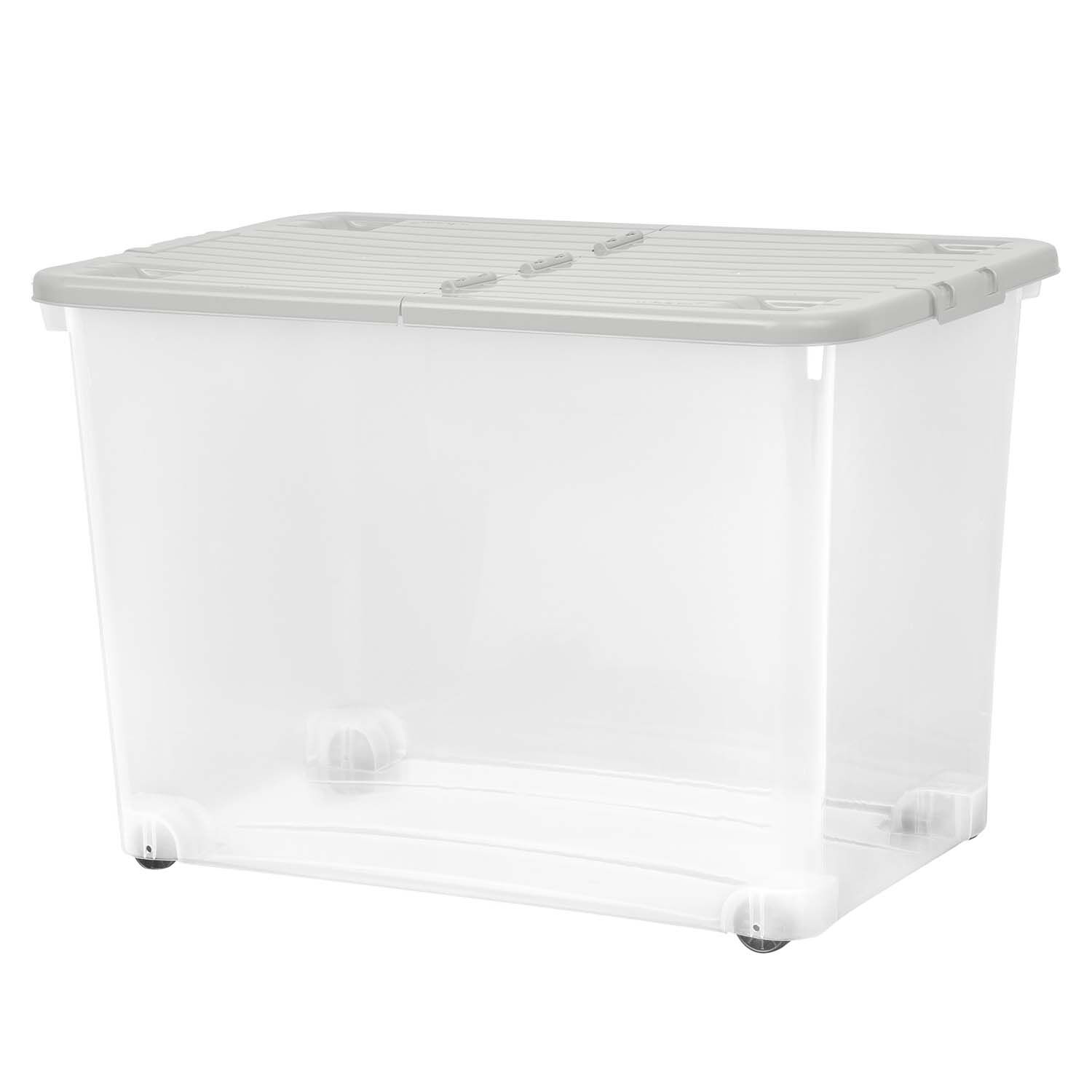 Wham 80 Wheel Storage Box With Hinged Lid Home Store + More