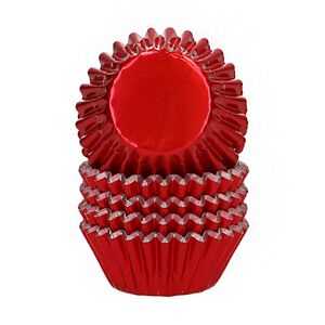 Wilton Metallic Red Mini Baking Cups