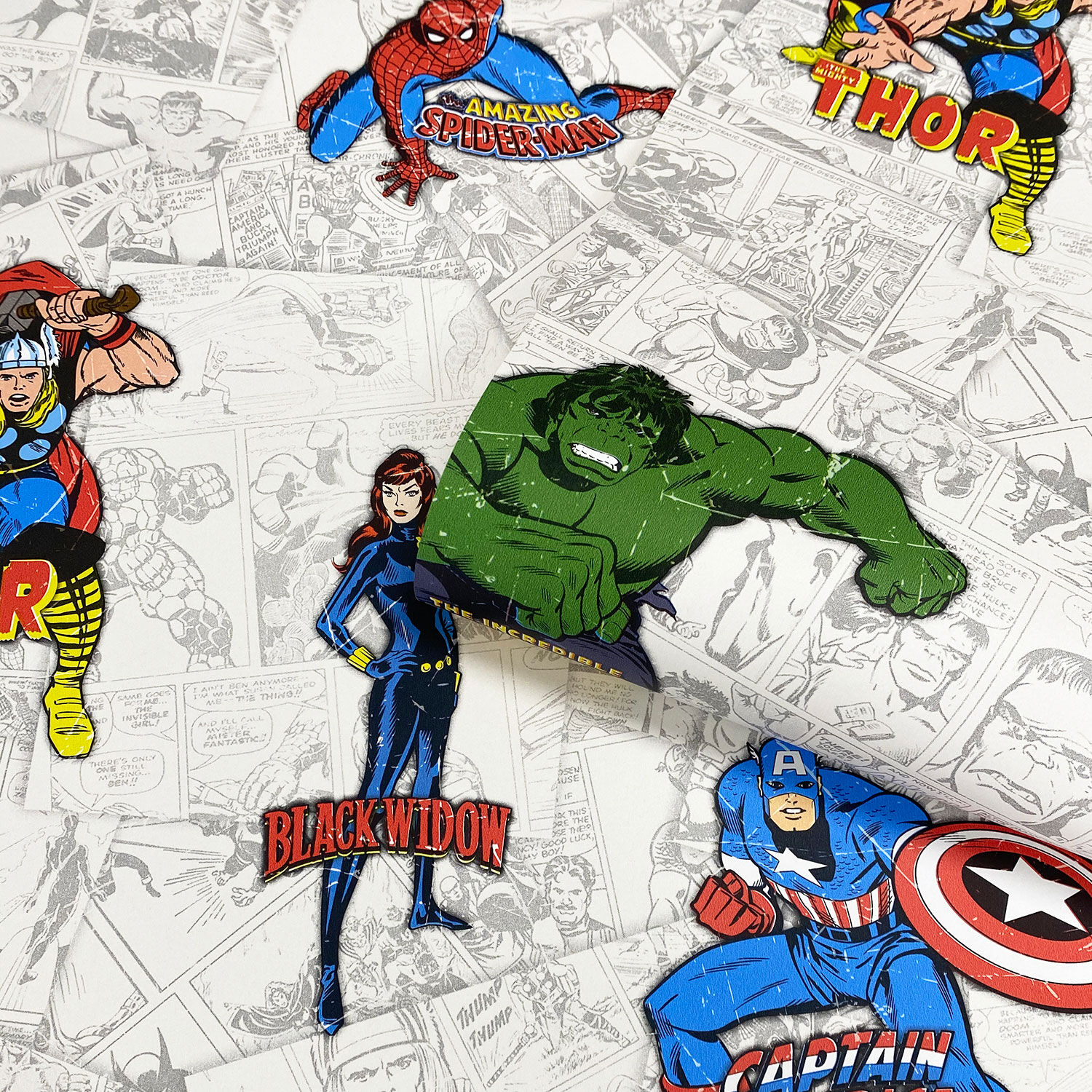 Muriva Marvel Heroes Wallpaper - Home