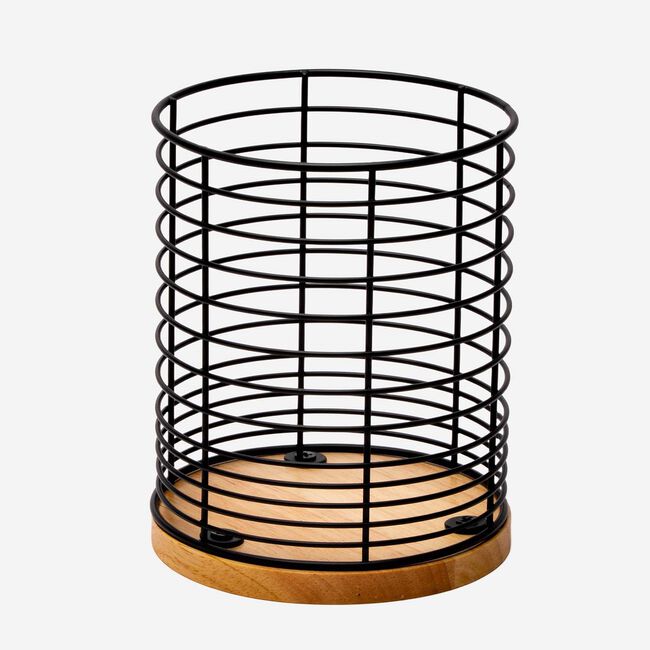 Storage Master Black Utensil Holder