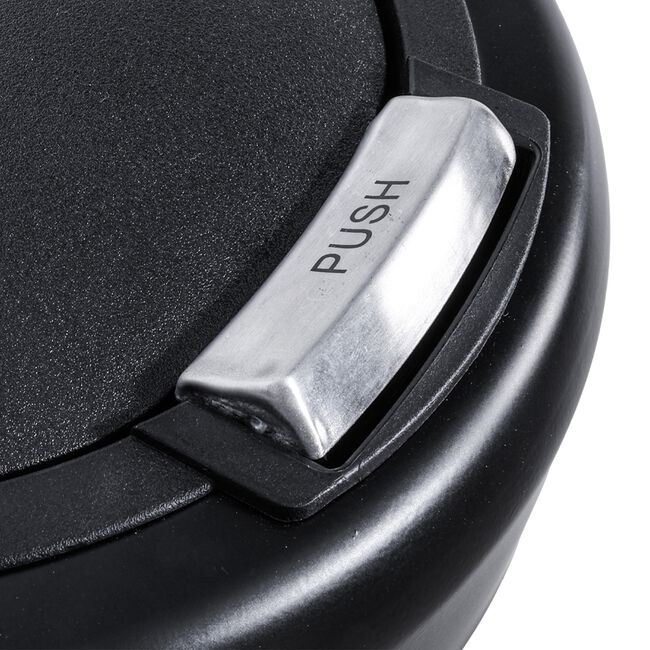 50L SOFT CLOSE Black Bin