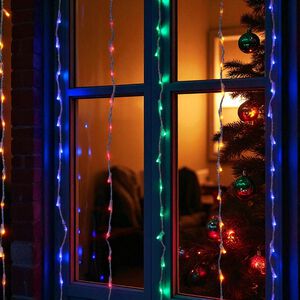 240 LED Multicolour Cascading Waterfall Light