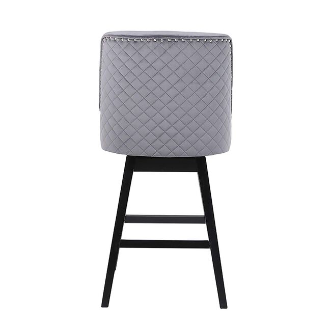 CHELSEA BARSTOOL Velvet Grey 
