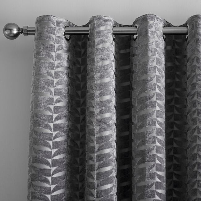 CURTINA KENDAL CHARCOAL 90x90 Curtain