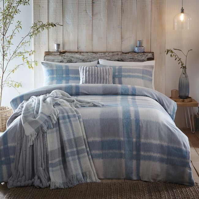 SINGLE DUVET COVER Appletree Hygge Verbier Blue
