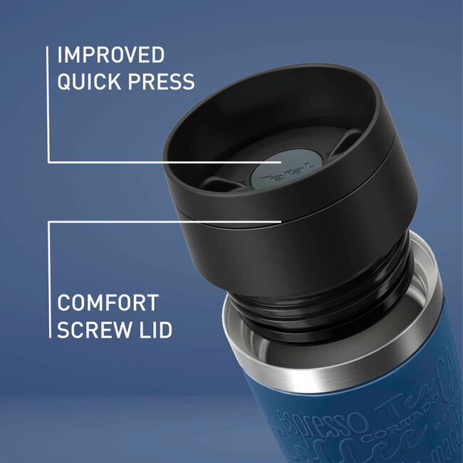 TEFAL CLASSIC DARK BLUE 360ml Travel Mug