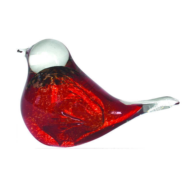 Cashel Living Glass Red Robin