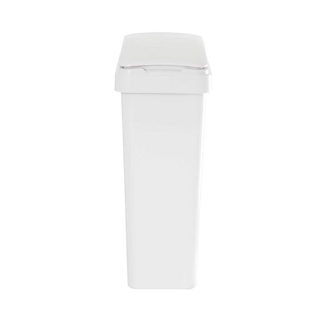 Casa Snow White Slim Swing Bin 25L