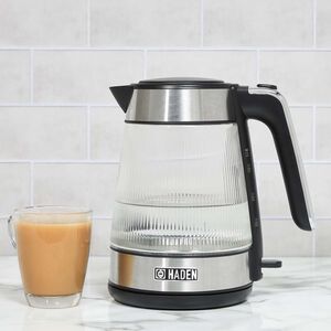 Haden Ribbed Glass Kettle