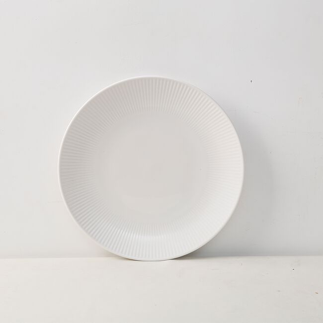 Abney & Croft Embossed Ribbed 16 Piece Dinner Set