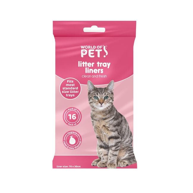 Cat Litter Tray Liners 30 x 70cm - 16 Pack