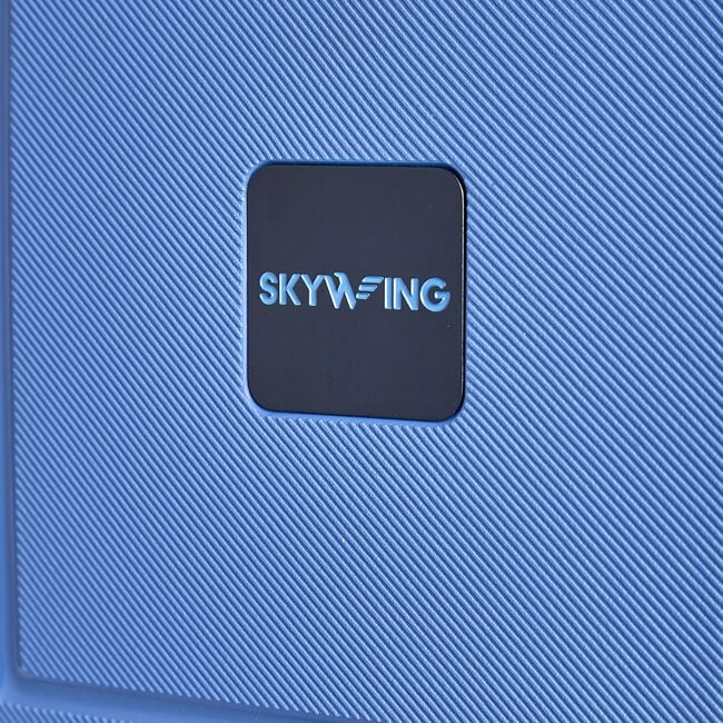 Large Lightweight Hardshell Luggage - Dusty Blue