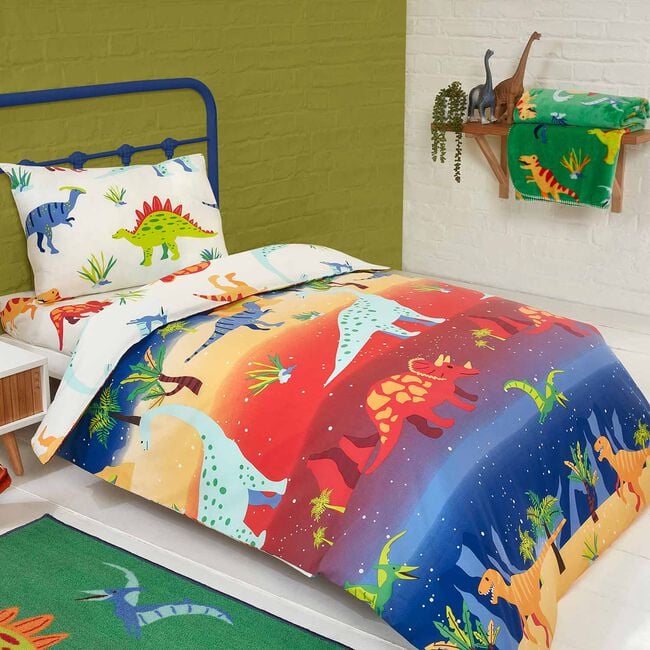 SINGLE DUVET COVER Dino Land