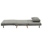 Lara Grey Convertible 191x108cm Sofa Bed