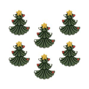 Nordic Christmas Tree Sugar Toppers