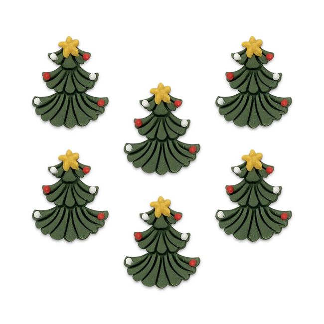 Nordic Christmas Tree Sugar Toppers