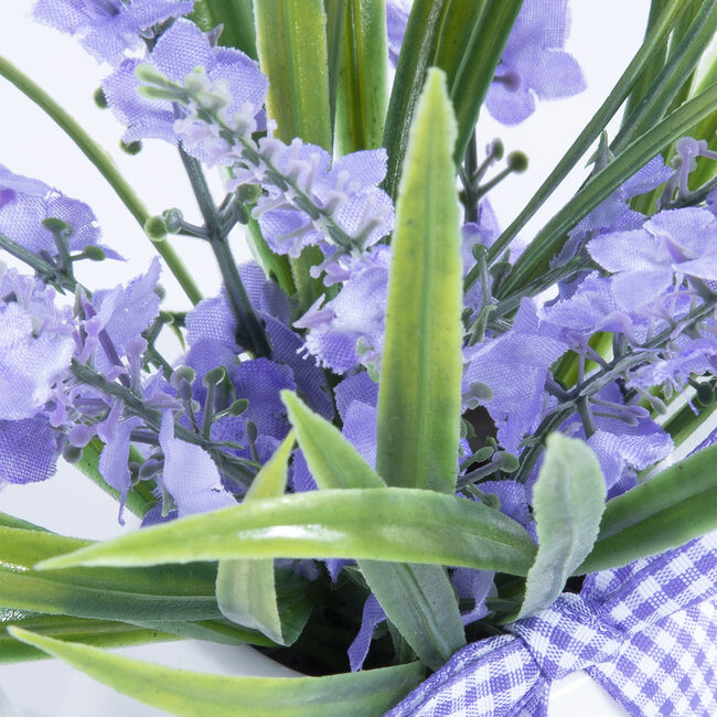 Lavender Arrangement in Ceramic Jug 19cm