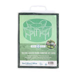 100GSM 4 Seater Round Furniture Set Cover