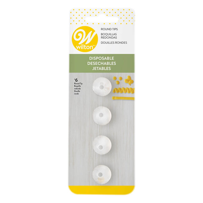 Wilton Disposable Round Tip Set of 4